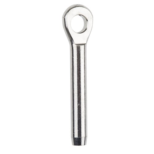 SWAGE EYE TERMINAL STAINLESS 1/8 WIRE 